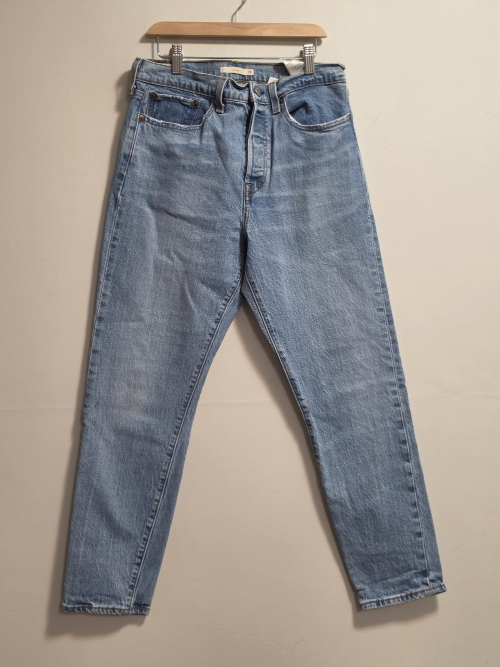 Levi's Wedgie Light Blue High-Rise Jeans